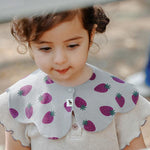 Benzdeer Petal Shape Bib Infants Saliva Towel, Love Heart, Ripple Red and Blue Grid, Ripple Bow, Large Color Grid, Pink and Yellow Stripes, Pink and Blue Stripes, Retro Checkered Flowers, Retro Butterfly, Retro Line Flowers, Retro Umbrella, Tool