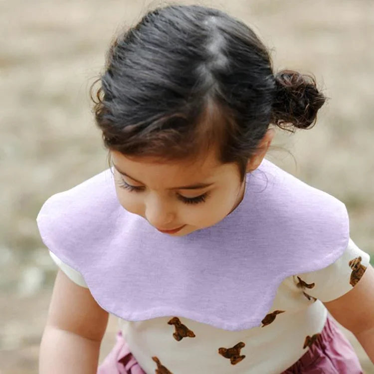 Benzdeer Petal Shape Bib Infants Saliva Towel, Love Heart, Ripple Red and Blue Grid, Ripple Bow, Large Color Grid, Pink and Yellow Stripes, Pink and Blue Stripes, Retro Checkered Flowers, Retro Butterfly, Retro Line Flowers, Retro Umbrella, Tool