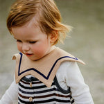 Benzdeer Baby Bib Infants Saliva Towel, Brown Striped Square Collar, Brown Striped Flower Shape, Beige Hexagon, Beige Square Collar, Chocolate Hexagon, Dark Blue Hexagon, Small Squares Hexagon, Apricot Plaid Flower Shape, Apricot Striped Square Collar