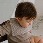 Benzdeer Baby Bib Infants Saliva Towel, Brown Striped Square Collar, Brown Striped Flower Shape, Beige Hexagon, Beige Square Collar, Chocolate Hexagon, Dark Blue Hexagon, Small Squares Hexagon, Apricot Plaid Flower Shape, Apricot Striped Square Collar