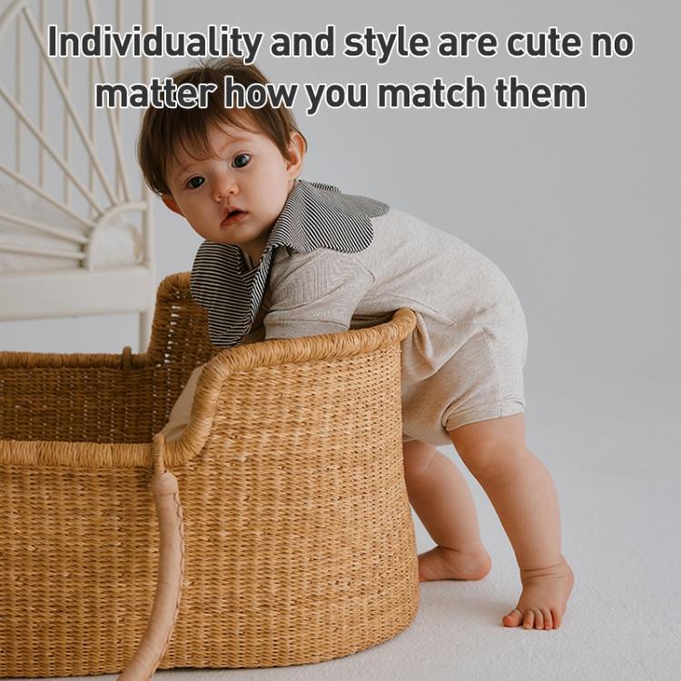 Benzdeer Baby Bib Infants Saliva Towel, Brown Striped Square Collar, Brown Striped Flower Shape, Beige Hexagon, Beige Square Collar, Chocolate Hexagon, Dark Blue Hexagon, Small Squares Hexagon, Apricot Plaid Flower Shape, Apricot Striped Square Collar
