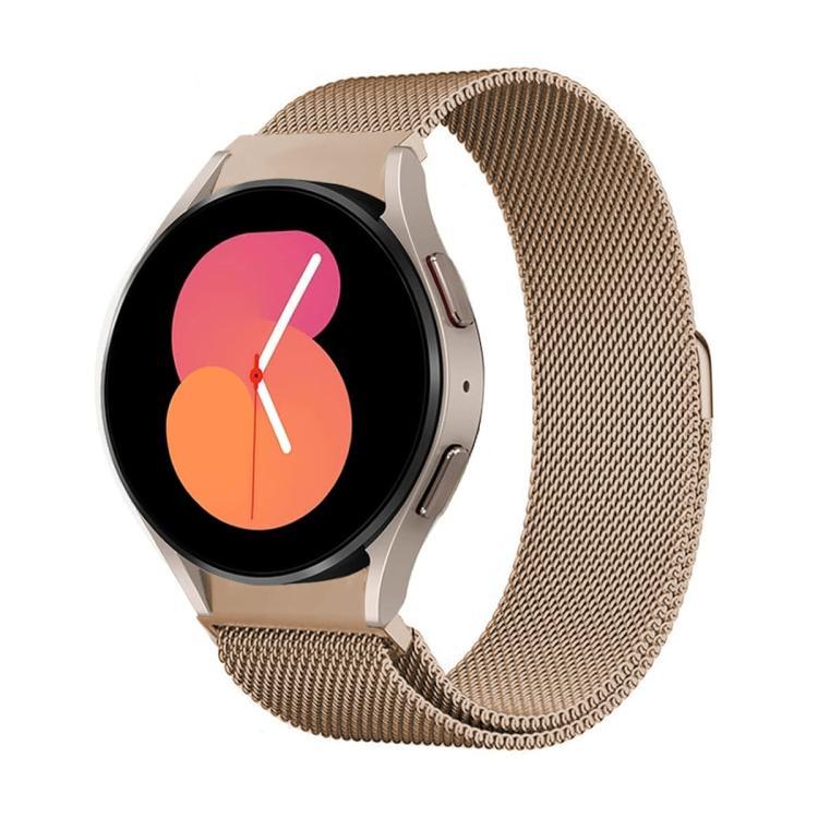 Pulseira de Relógio Milanesa Magnética em Aço Inoxidável com Filme Curvo 3D, Para Samsung Galaxy Watch4 Classic 46mm, Para Samsung Galaxy Watch4 Classic 42mm, Para Samsung Galaxy Watch5 Active 40mm, Para Samsung Galaxy Watch5 Active 44mm