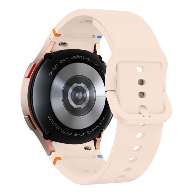 Pulseira de Relógio de Silicone com Costura Simples e Filme Curvo 3D, Para Samsung Galaxy Watch FE 40mm, Para Samsung Galaxy Watch7 44mm, Para Samsung Galaxy Watch7 40mm, Para Samsung Galaxy Watch6 Classic 47mm