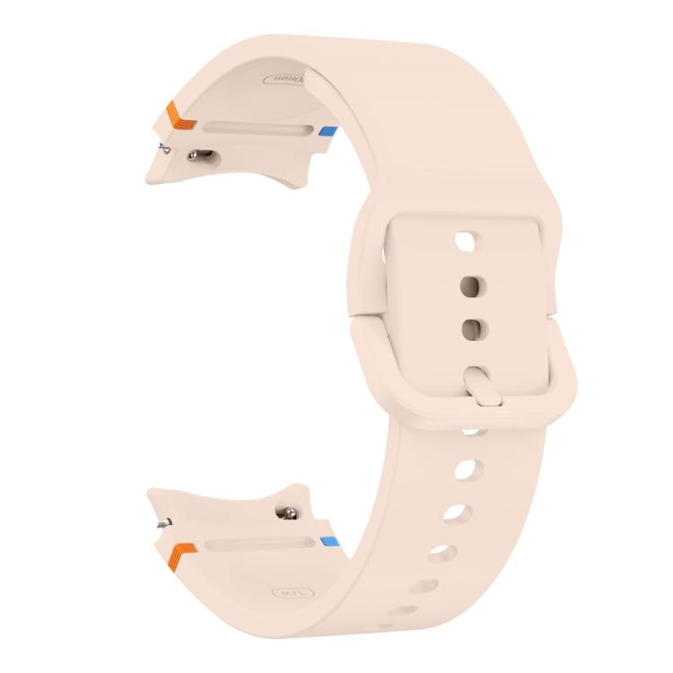 Pulseira de Relógio de Silicone com Costura Simples e Filme Curvo 3D, Para Samsung Galaxy Watch6 44mm, Para Samsung Galaxy Watch6 40mm, Para Samsung Galaxy Watch6 Classic 43mm, Para Samsung Galaxy Watch5 44mm