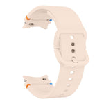 Pulseira de Relógio de Silicone com Costura Simples e Filme Curvo 3D, Para Samsung Galaxy Watch5 Pro 45mm, Para Samsung Galaxy Watch5 40mm, Para Samsung Galaxy Watch4 44mm, Para Samsung Galaxy Watch4 40mm