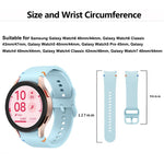Pulseira de Relógio de Silicone com Costura Simples e Filme Curvo 3D, Para Samsung Galaxy Watch6 44mm, Para Samsung Galaxy Watch6 40mm, Para Samsung Galaxy Watch6 Classic 43mm, Para Samsung Galaxy Watch5 44mm