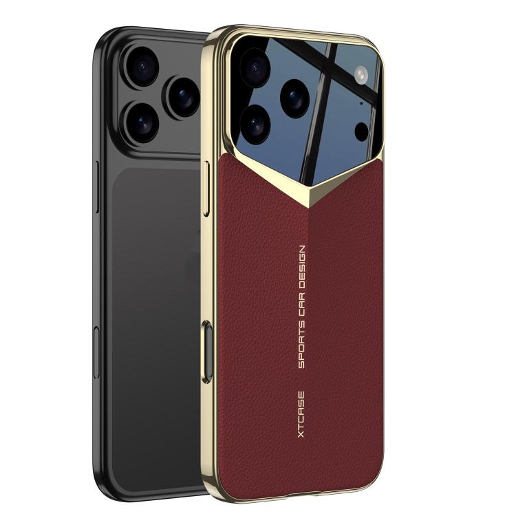 GKK Blade Phantom Plain Leather Phone Case, For iPhone 17 Pro Max, For iPhone 17 Pro