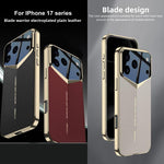 Capa para telemóvel em pele lisa GKK Blade Phantom, Para iPhone 17 Pro Max, Para iPhone 17 Pro