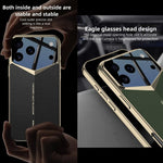 Capa para telemóvel em pele lisa GKK Blade Phantom, Para iPhone 17 Pro Max, Para iPhone 17 Pro