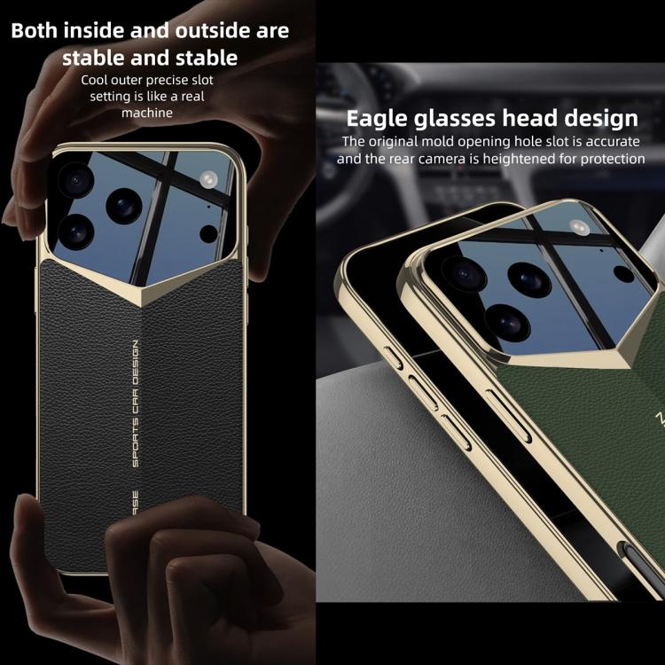 Capa para telemóvel em pele lisa GKK Blade Phantom, Para iPhone 17 Pro Max, Para iPhone 17 Pro
