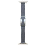 Bracelete em Pele Genuína Lisa de 14mm com Fivela Magnética, Para Apple Watch 46mm / 49mm / 45mm / 44mm, Para Apple Watch 42mm / 41mm / 40mm / 38mm