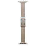 Bracelete em Pele Genuína Lisa de 14mm com Fivela Magnética, Para Apple Watch 46mm / 49mm / 45mm / 44mm, Para Apple Watch 42mm / 41mm / 40mm / 38mm