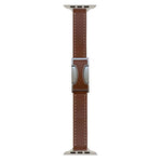 Bracelete em Pele Genuína Lisa de 14mm com Fivela Magnética, Para Apple Watch 46mm / 49mm / 45mm / 44mm, Para Apple Watch 42mm / 41mm / 40mm / 38mm