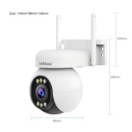 Câmara PTZ HD com Zoom Óptico 5X 4MP Srihome SH051, SH051