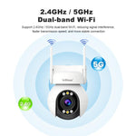 Câmara PTZ HD com Zoom Óptico 5X 4MP Srihome SH051, SH051