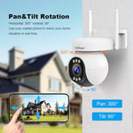 Câmara PTZ HD com Zoom Óptico 5X 4MP Srihome SH051, SH051