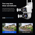 Câmara de Vigilância Panorâmica de Duas Lentes 4MP Srihome SH063, SH063