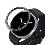 Anel de moldura metálica protetor para relógio inteligente, Estilo: Estilo E, Para Samsung Galaxy Watch8 Classic 46mm, Para Samsung Galaxy Watch8 44mm, Para Samsung Galaxy Watch8 40mm