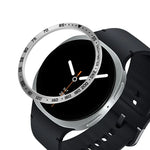Anel de moldura metálica protetor para relógio inteligente, Estilo: Estilo E, Para Samsung Galaxy Watch8 Classic 46mm, Para Samsung Galaxy Watch8 44mm, Para Samsung Galaxy Watch8 40mm