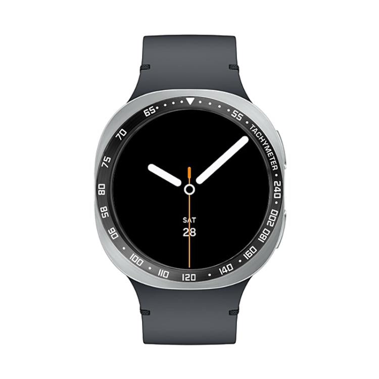 Anel de moldura metálica protetor para relógio inteligente, Estilo: Estilo E, Para Samsung Galaxy Watch8 Classic 46mm, Para Samsung Galaxy Watch8 44mm, Para Samsung Galaxy Watch8 40mm