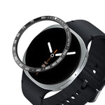 Anel de moldura metálica protetor para relógio inteligente, Estilo: Estilo E, Para Samsung Galaxy Watch8 Classic 46mm, Para Samsung Galaxy Watch8 44mm, Para Samsung Galaxy Watch8 40mm