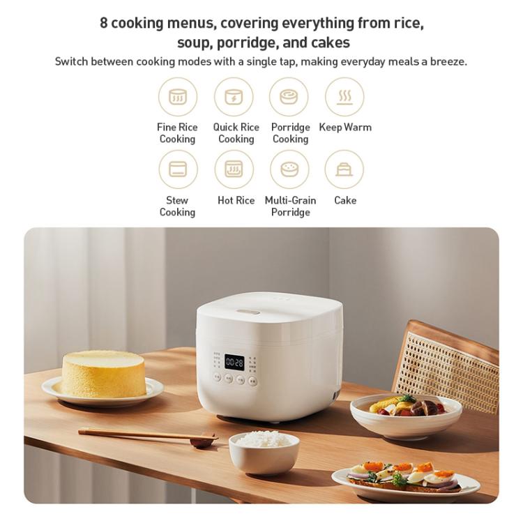 Original Xiaomi Mijia Panela de Arroz Inteligente N1, Plugue CN, 1,6L