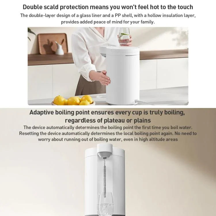 Garrafa Térmica Elétrica Inteligente Original Xiaomi Mijia 5L 1600W, Plug CN, Garrafa Térmica Elétrica 5L