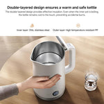 Chaleira Elétrica de Temperatura Constante Original Xiaomi Mijia 1.7L 1800W 3, Plug CN