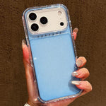 Capa para telemóvel 3 em 1 em TPU + PC com pó brilhante, Para iPhone 17 Pro Max, Para iPhone 17 Pro