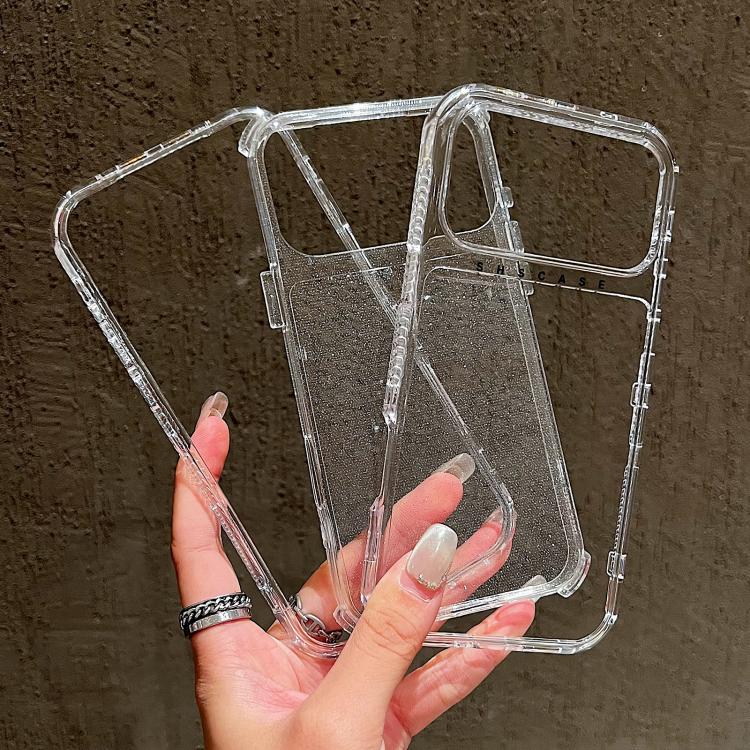 Capa para telemóvel 3 em 1 em TPU + PC com pó brilhante, Para iPhone 17 Pro Max, Para iPhone 17 Pro