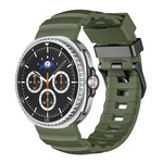 Correia de relógio em silicone com fivela preta Wild Path, Para Samsung Galaxy Watch8 / Watch8 Classic