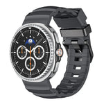 Correia de relógio em silicone com fivela preta Wild Path, Para Samsung Galaxy Watch8 / Watch8 Classic