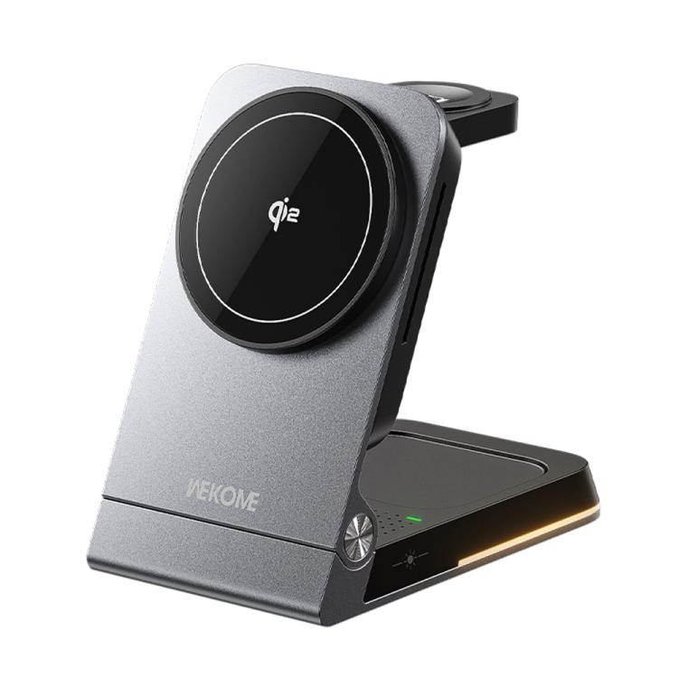WK WP-U180 Tonayn Qi2 15W 3 in 1 Magnetic Wireless Charger, WP-U180