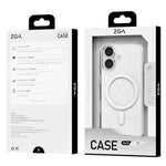 Capa híbrida para telemóvel em PC transparente com botões metálicos ZGA Magsafe, Para iPhone 17 Pro Max, Para iPhone 17 Pro, Para iPhone 17