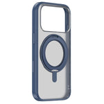 Capa híbrida para telemóvel em PC com suporte rotativo 360 Feitian ZGA Magsafe, Para iPhone 17 Pro, Para iPhone 17 Pro Max