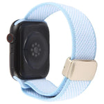 Pulseira de Relógio em Nylon Elástico Bicolor com Fecho Magnético em Sarja, para Apple Watch 46mm / 49mm / 45mm / 44mm, para Apple Watch 42mm / 41mm / 40mm / 38mm