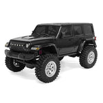 Carro de Controlo Remoto de Simulação de Escalada JJR/C C8801 Pro Edição Guerreiro Negro Wrangler