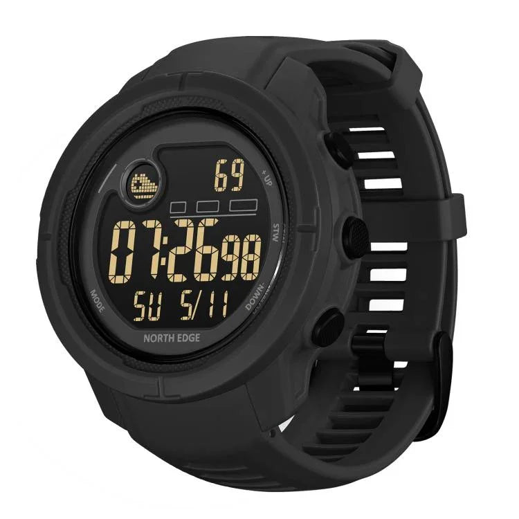 NORTH EDGE MARS 5 Relógio Desportivo Inteligente Masculino Outdoor com Monitorização de Frequência Cardíaca e Oxigénio no Sangue