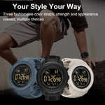 NORTH EDGE MARS 5 Relógio Desportivo Inteligente Masculino Outdoor com Monitorização de Frequência Cardíaca e Oxigénio no Sangue
