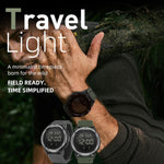 NORTH EDGE TERRAX Relógio Desportivo Multifuncional Masculino Outdoor Resistente à Água Luminoso com Correia de Nylon