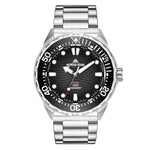 NORTH EDGE TRITON Relógio de Quartzo Luminoso Solar para Mergulho Masculino Outdoor