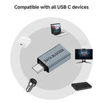 Bloqueador de proteção de dados de carregamento USB, USB-A fêmea para USB-A macho, Tipo-C macho para USB-A fêmea, Tipo-C macho para Tipo-C fêmea, Tipo-C macho para USB-A macho