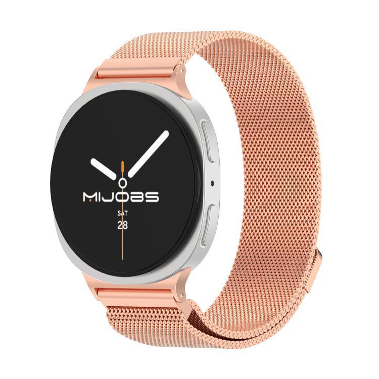 Correia de relógio metálica magnética Milan MIJOBS, Para Samsung Galaxy Watch8 / Watch8 Classic