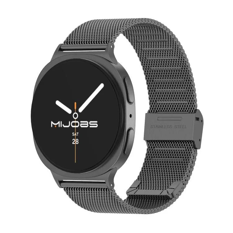 Correia de relógio metálica com fivela Milan MIJOBS, Para Samsung Galaxy Watch8 / Watch8 Classic
