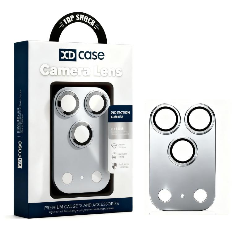 XDcase Armor Filme de Anel Metálico Fosco de Lente de Câmara com Cobertura Total, Para iPhone 17 Pro Max, Para iPhone 17 Pro