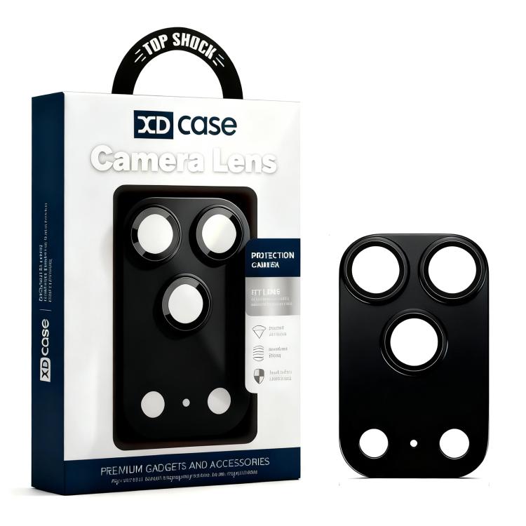 XDcase Armor Filme de Anel Metálico Fosco de Lente de Câmara com Cobertura Total, Para iPhone 17 Pro Max, Para iPhone 17 Pro