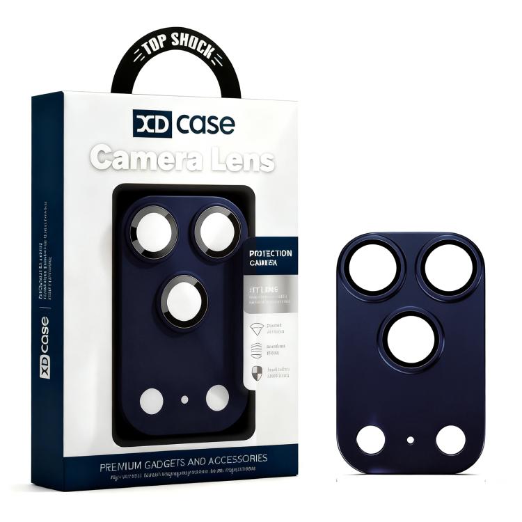 XDcase Armor Filme de Anel Metálico Fosco de Lente de Câmara com Cobertura Total, Para iPhone 17 Pro Max, Para iPhone 17 Pro