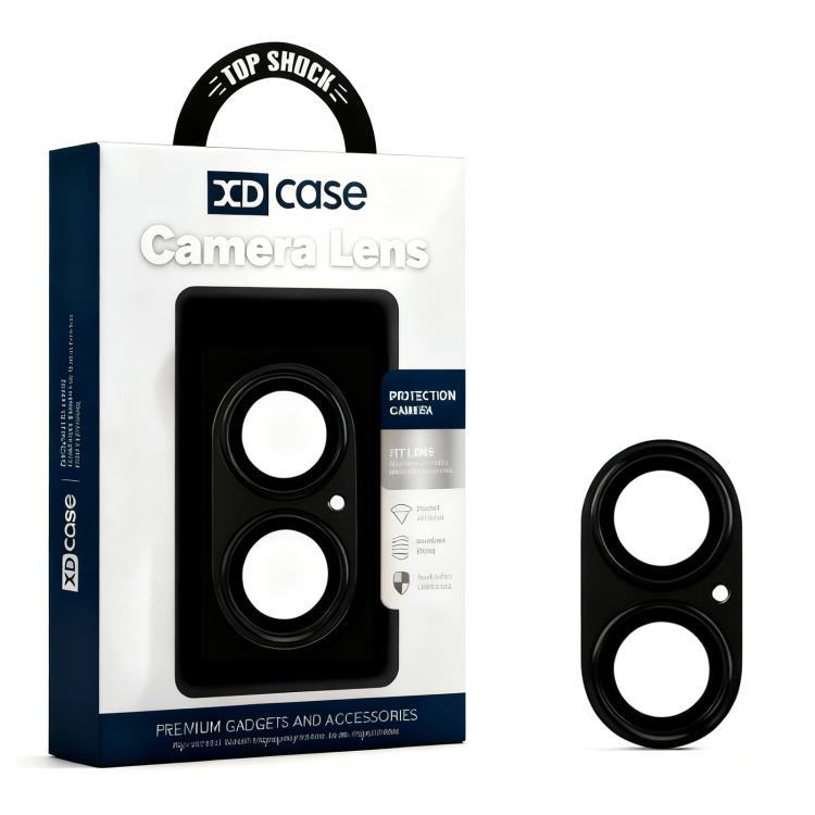 XDcase Armor Filme de Anel Metálico Fosco de Lente de Câmara com Cobertura Total, Para iPhone 17