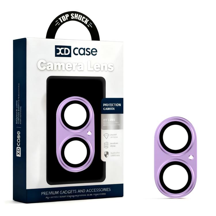 XDcase Armor Filme de Anel Metálico Fosco de Lente de Câmara com Cobertura Total, Para iPhone 17