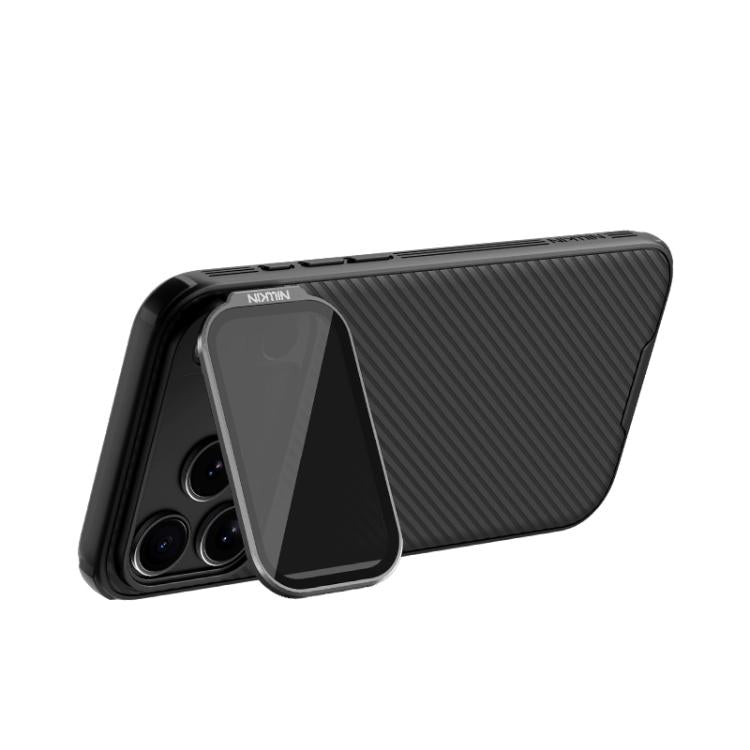 Capa para telemóvel NILLKIN Black Mirror Prop CD Texture Transparente com Espelho, Para iPhone 17 Pro Max, Para iPhone 17 Pro